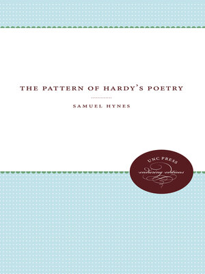 cover image of The Pattern of Hardy's Poetry